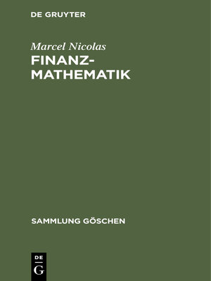 cover image of Finanzmathematik